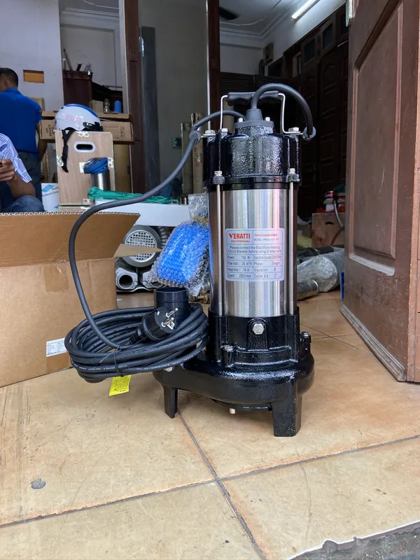 bảo dưỡng bơm chìm nước thải
